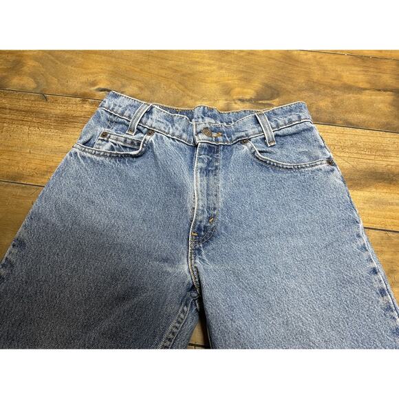 Vtg Levis 550 Orange Tab Jeans Men Fits 28x28 90s Made in USA - Picture 3 of 9